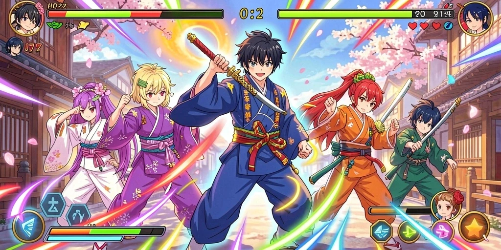 333v - Screenshot menampilkan mode multiplayer yang seru.