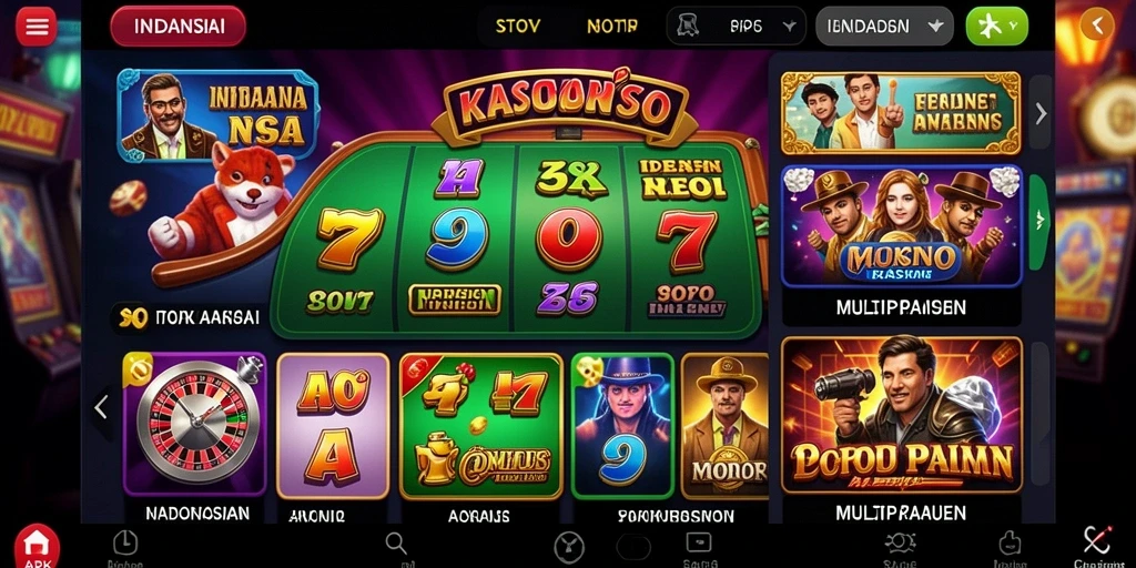 inova77 - Tangkapan layar menunjukkan karakter utama dalam permainan INOVA77.